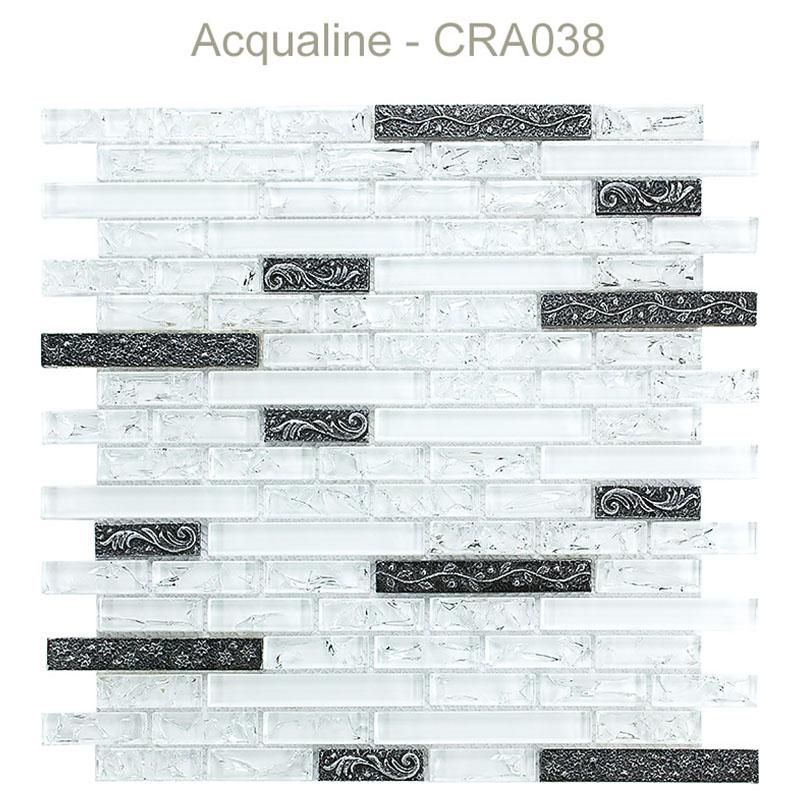 Acqualine Mosaïque verre craquelé CRA038