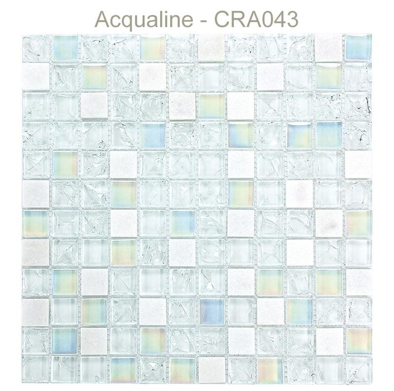 Acqualine Mosaïque verre craquelé CRA043