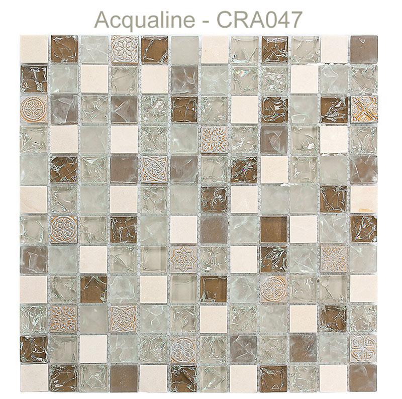 Acqualine Mosaïque verre craquelé CRA047