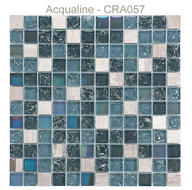 Acqualine Mosaïque verre craquelé CRA057
